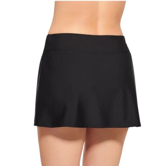 NEW Christina High Waist Swim Skirt | Black - Picture 2 of 6